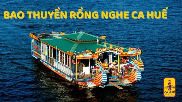 Vé tour bao thuyền nghe ca Huế trên sông Hương
