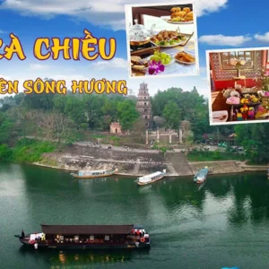 Tiệc trà chiều trên sông Hương