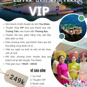 tour nghe ca Huế cao cấp